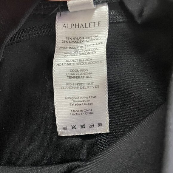 Alphalete Womens Black Meridian Pocket Leggings Size‎ XS Workout Gym Athletic - Picture 8 of 8